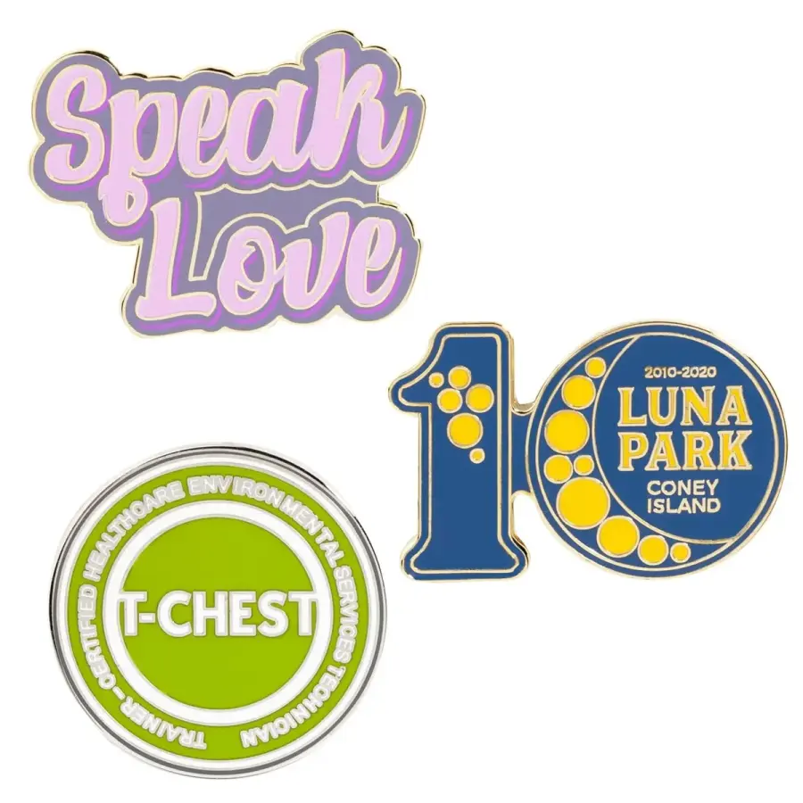 1.5" Hard Enamel Lapel Pin