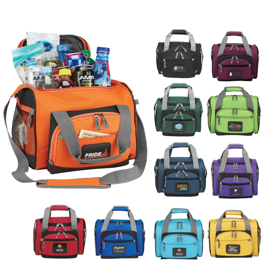 12-Can Convertible Duffel Cooler - 2-in-1 Bag (16 Colors)