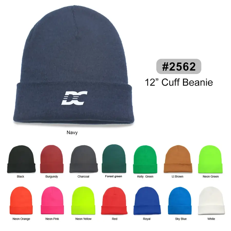 12 inch Cuff Beanie