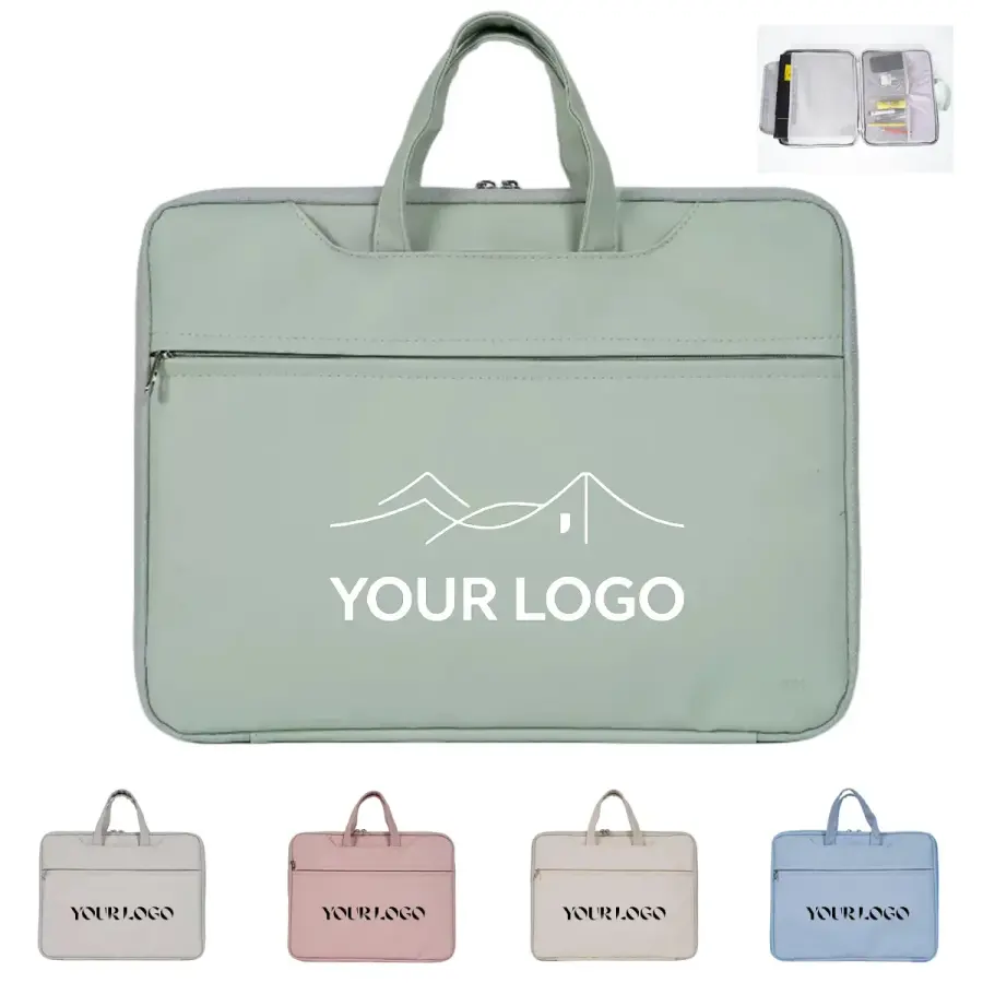 180 Degree Opening 14 Inch Laptop Sleeve Bag