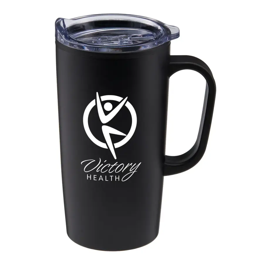20 oz Stainless Steel Travel Mug with Handle