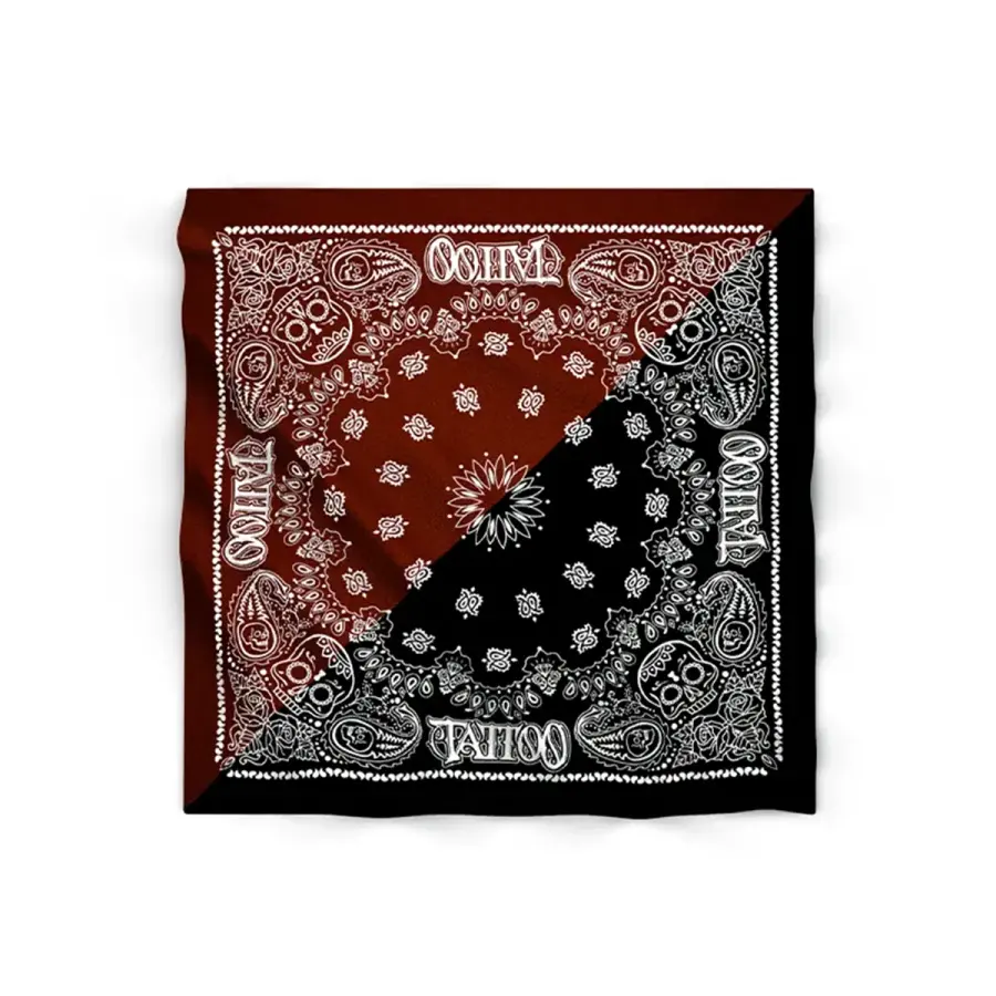 22" Dye Sublimated Bandana in White