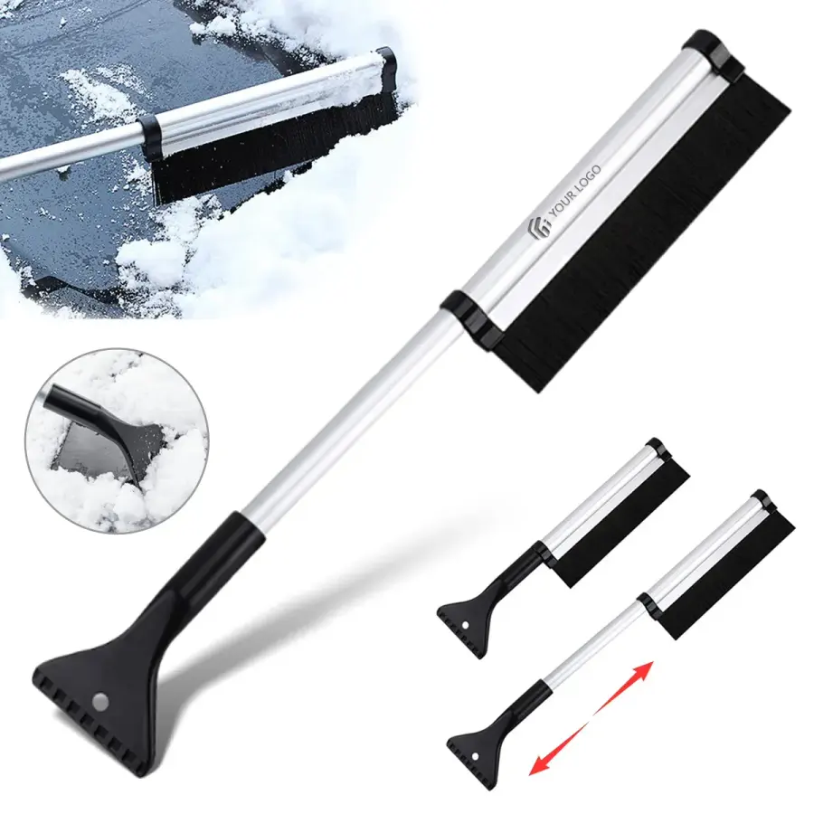 25" Extendable Snow Brush and Ice Scraper for Car Trucks