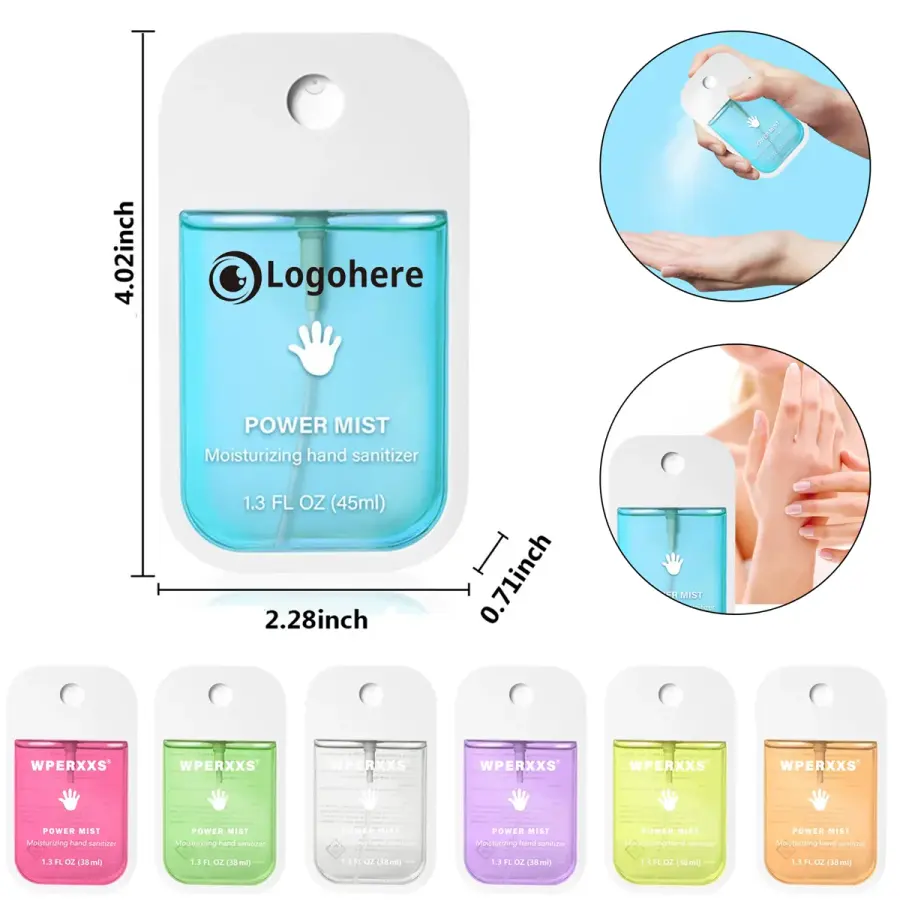 45ml Alcohol-Based Hyaluronic Acid Hand Sanitizer Spray