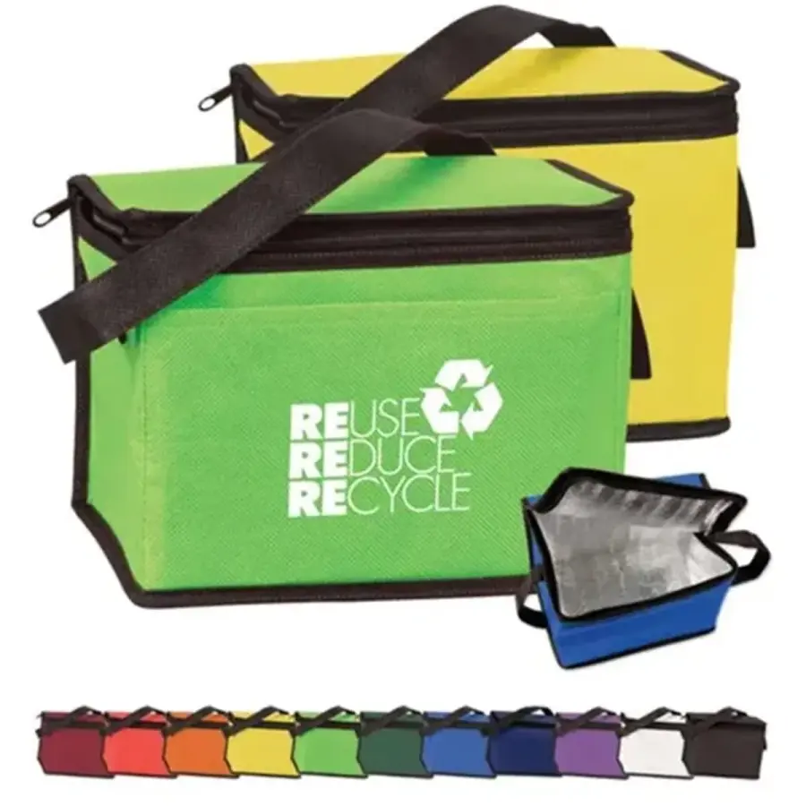6 Pack Nonwoven Cooler Bag - B