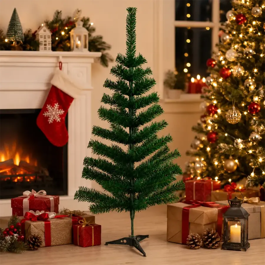 60cm PVC Tabletop Christmas Tree in Assorted