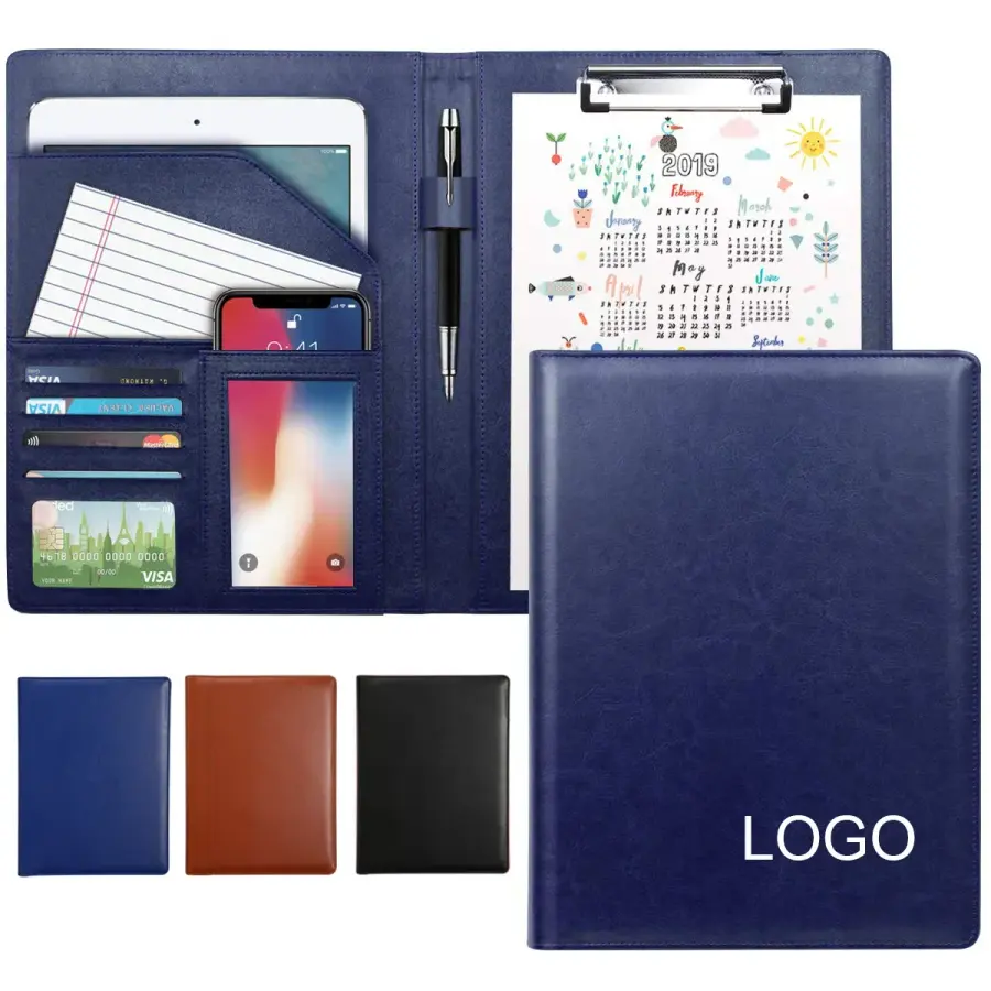 A4 Leather Folder Padfolio