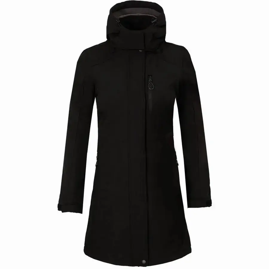 Women's Softshell Long Jacket with Hood