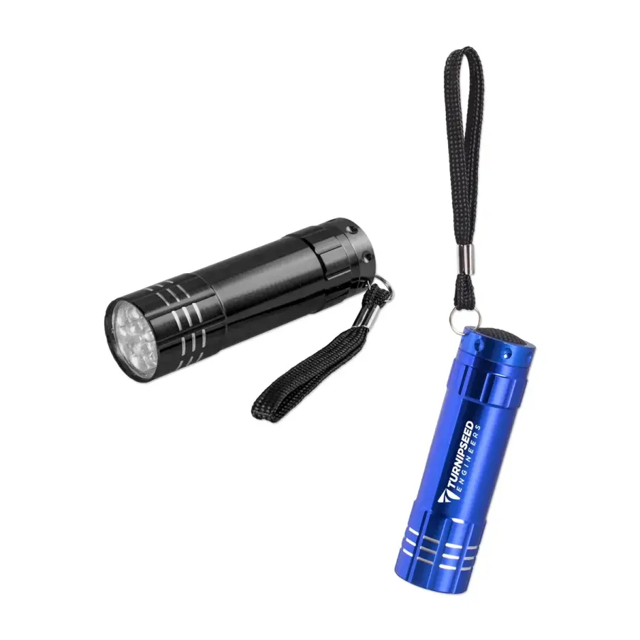 Aluminum Flashlight with Strap