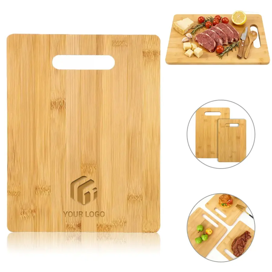 Bamboo cutting board for kitchen christmas engraving gift