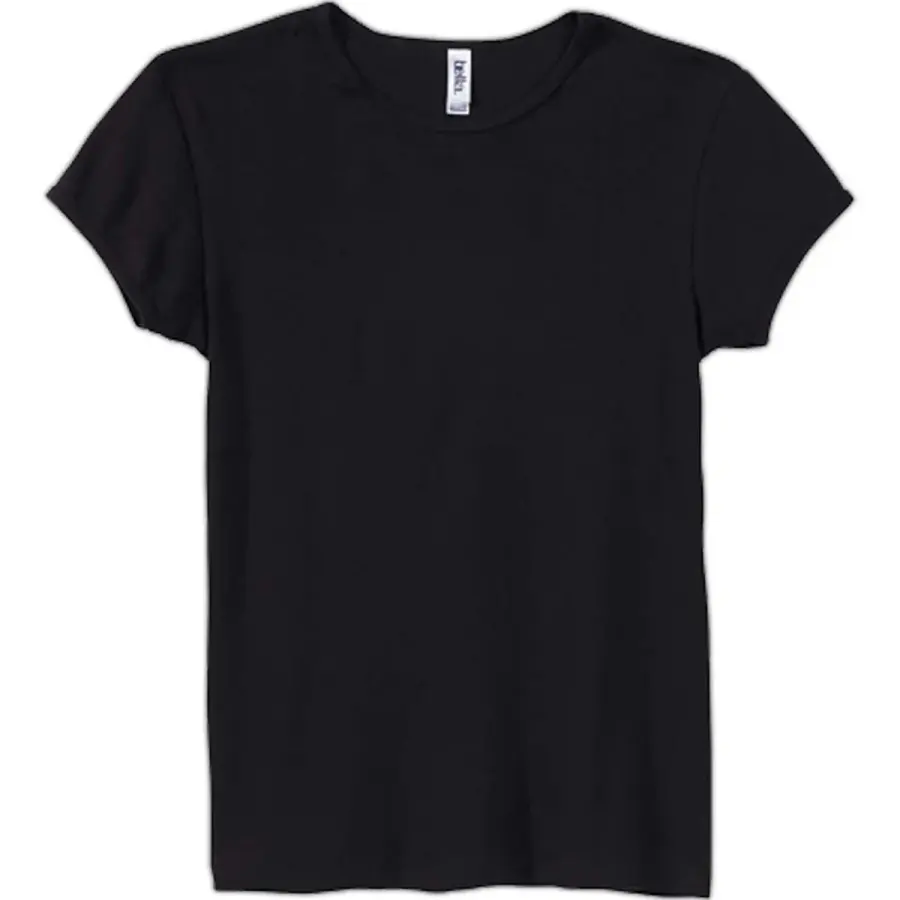 Bella Women's 1x1 Baby Rib Cap-Sleeve T-Shirt - Dark/All