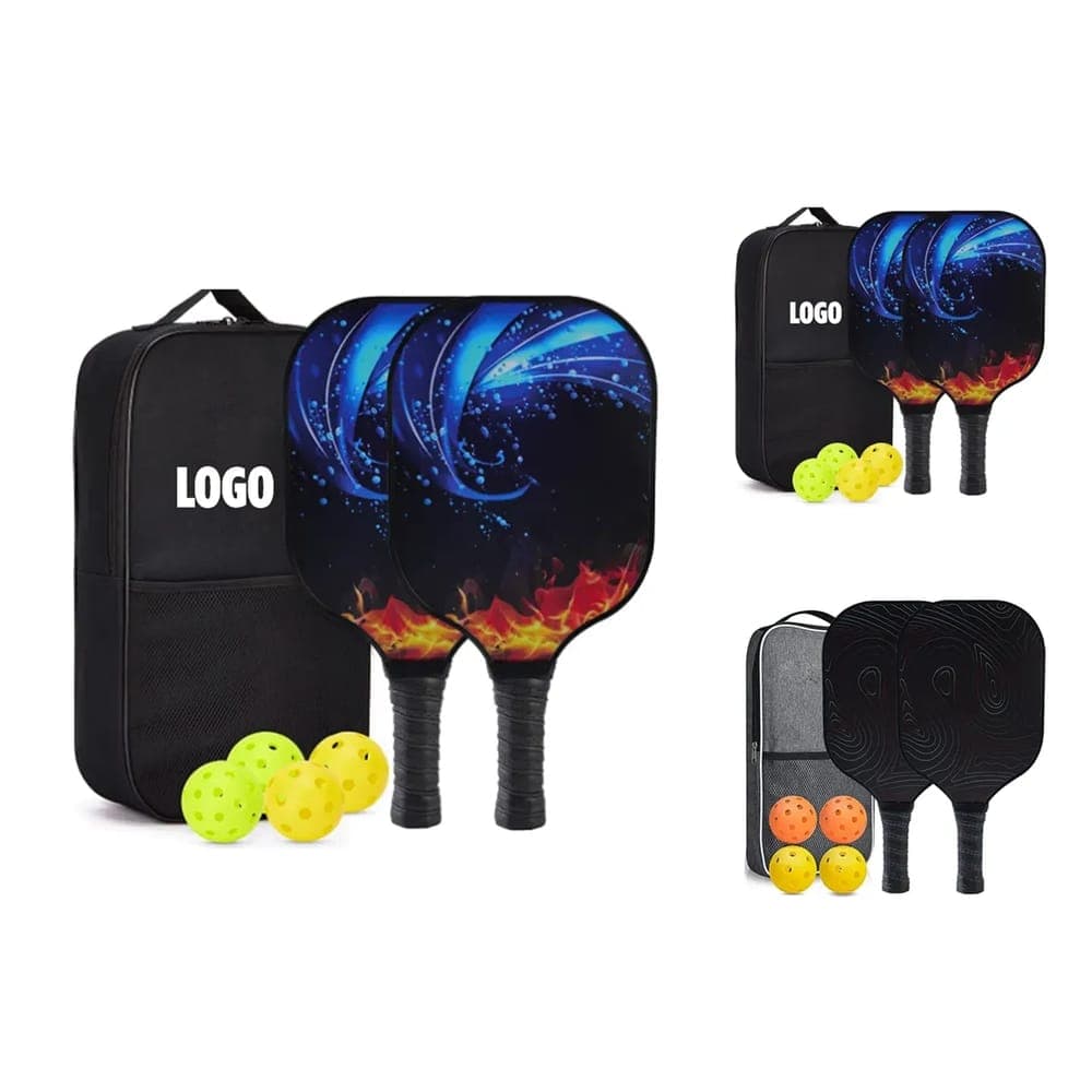 Carbon Fiber Pickleball Racket Paddle Set
