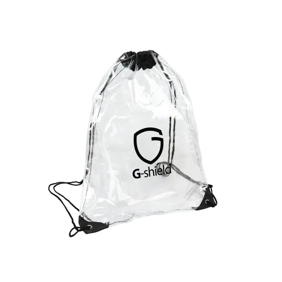 Clear Drawstring Bag (14" x 18") in Clear