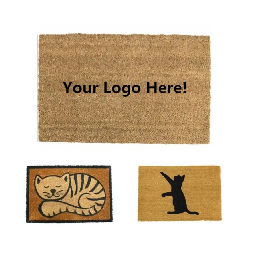 Coir Doormat, 15 3/4" x 23 5/8" in Brown