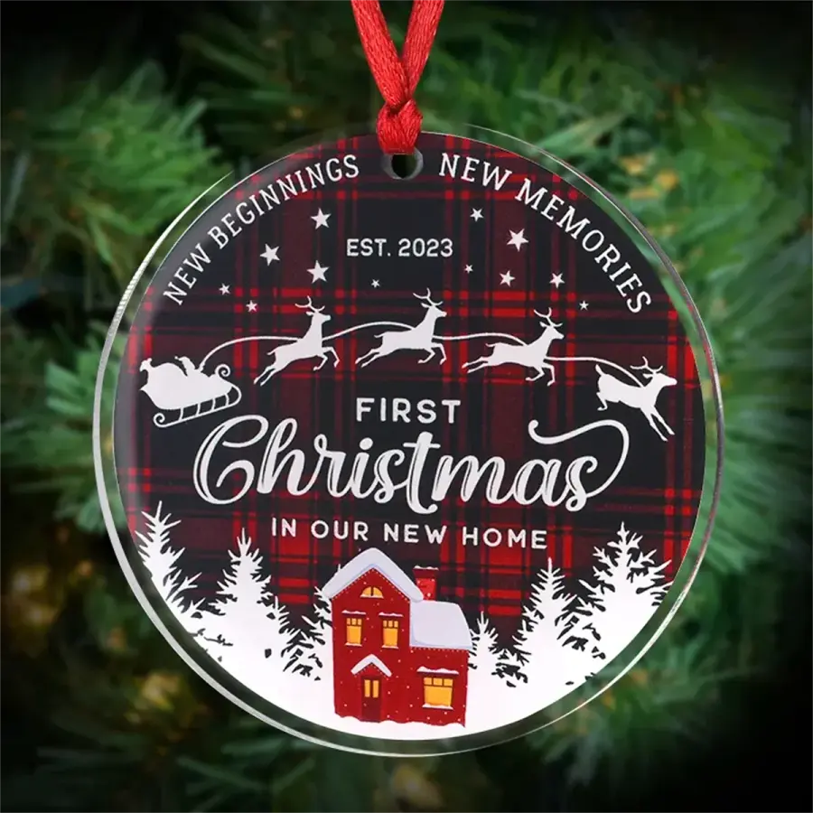 Custom Acrylic UV Printed Ornaments