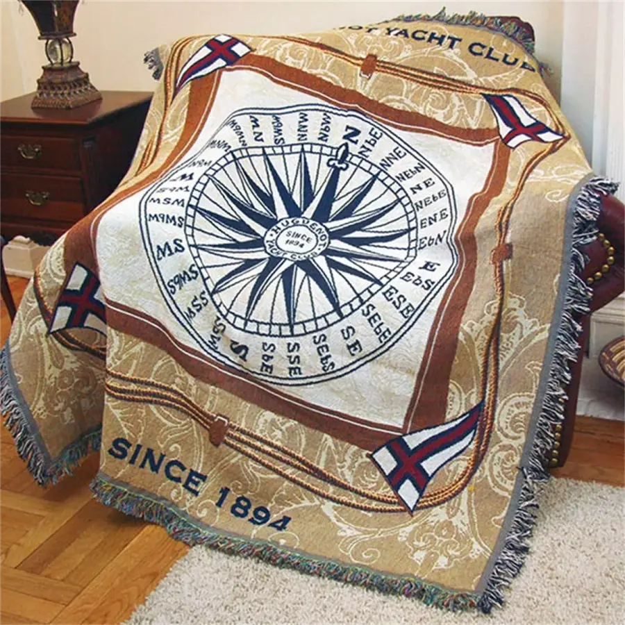 Custom CottonWeave™ Tapestry Throw Blanket, Size L