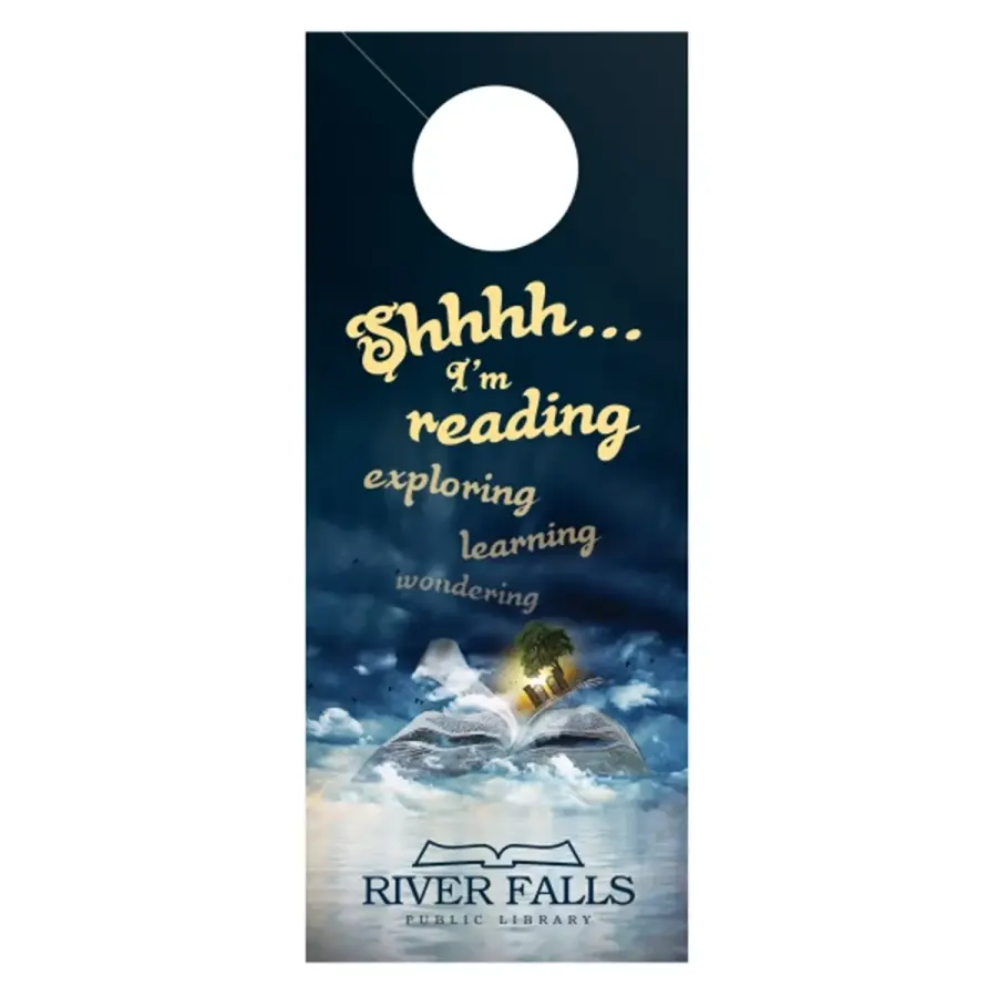 Door Hanger in White
