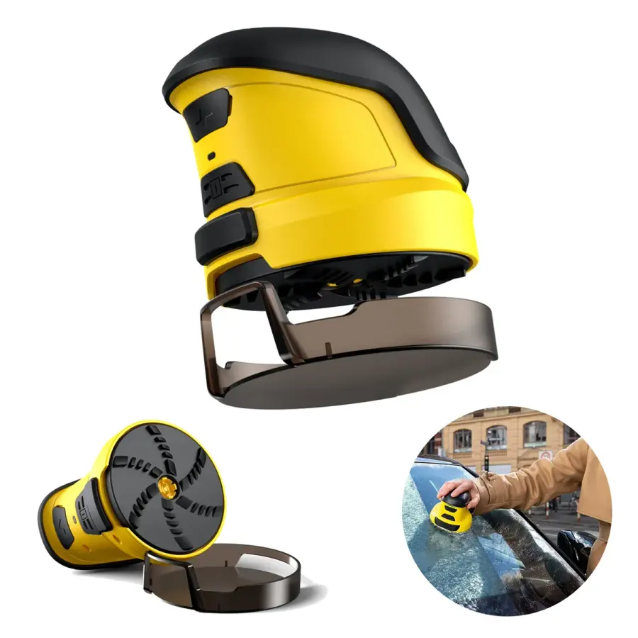 Electric Snow Scraper in Yellow