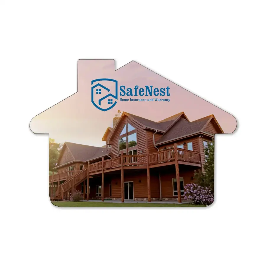 House 2.44"H x 3.43"W NoteKeeper™ Magnet 20 Mil