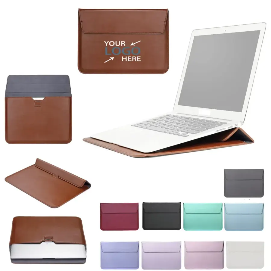 In Stock 11" 13" 15" Laptop Sleeve Case with Stand