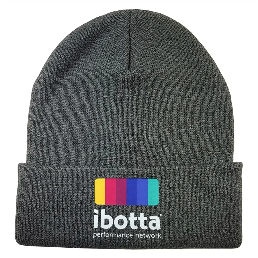 Knit Roll Cuff Beanie Cap