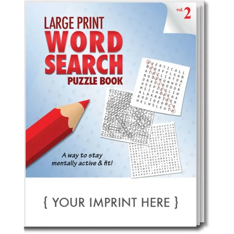 Large Print Word Search Puzzle Book - Volume 2