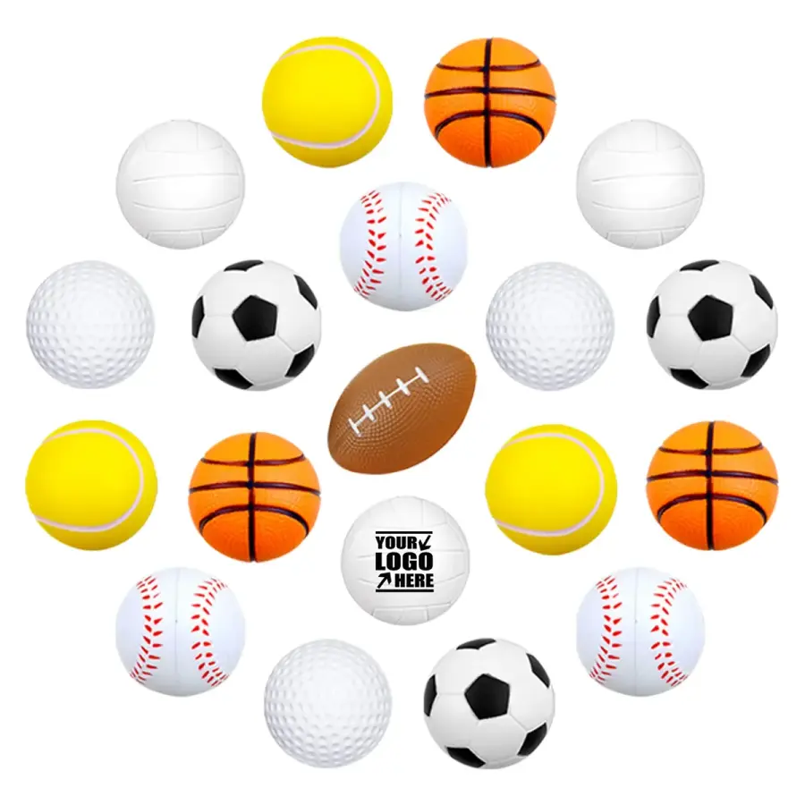 Mini Football Stress Balls for Kids Small Foam for Toddlers
