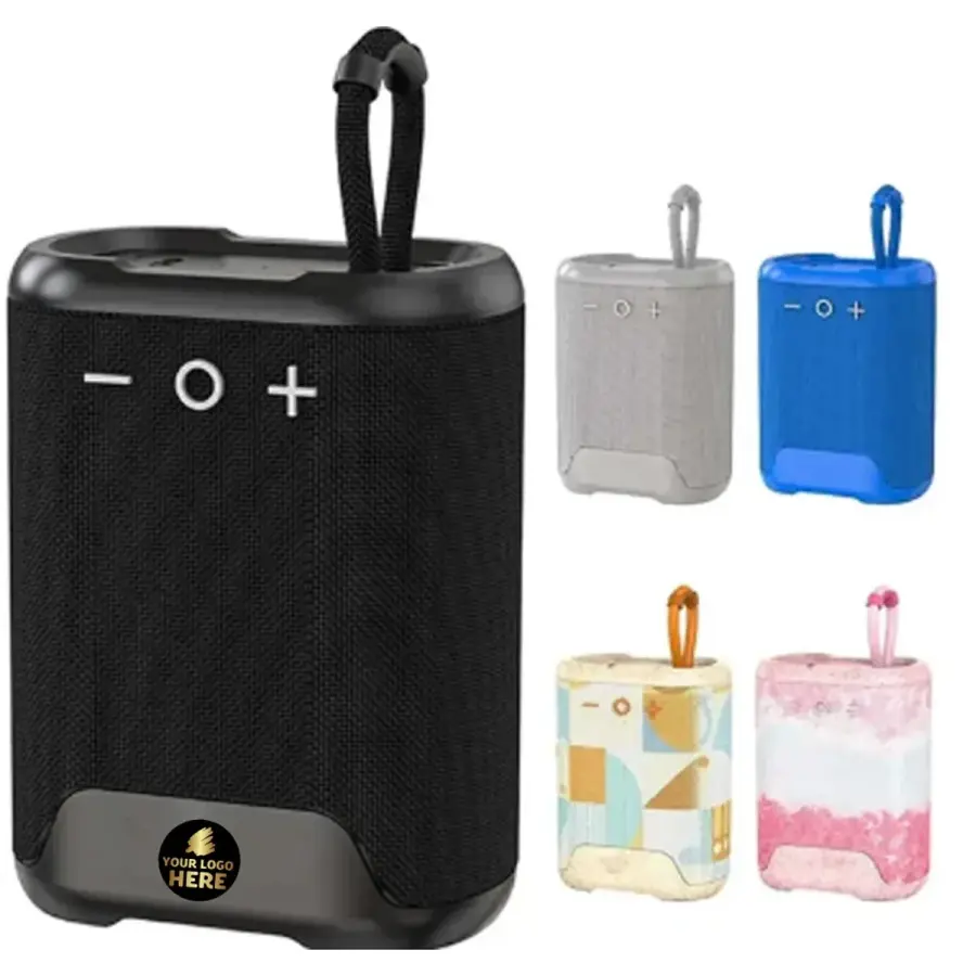 Mini Portable Waterproof Bluetooth Speaker with Lanyard
