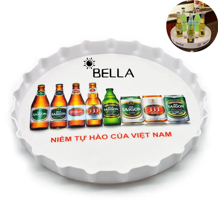 Plastic Round Serving Tray