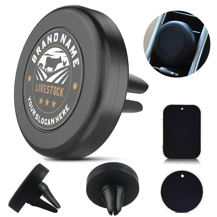 Portable Universal Air Vent Magnetic Car Mount Phone Holder