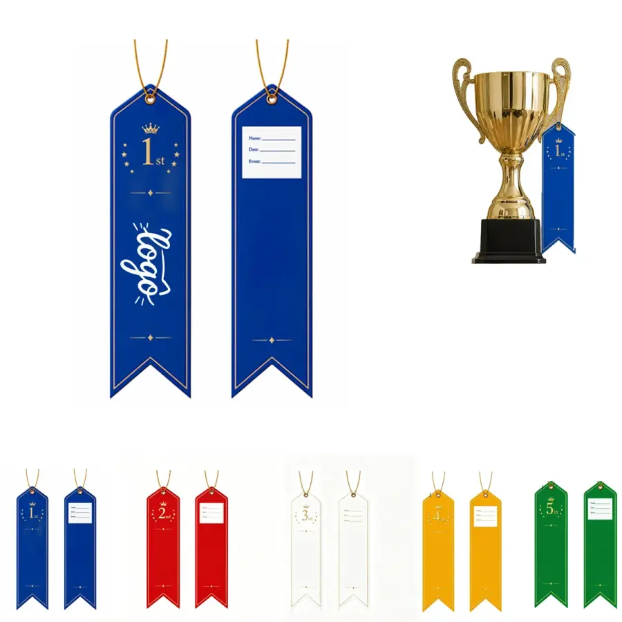 Premium Custom Medal Ribbon Strips for Awards