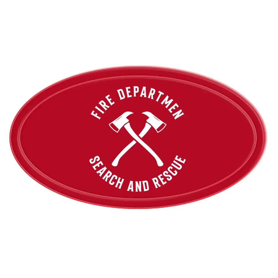 Reflective Oval Shape Sticker
