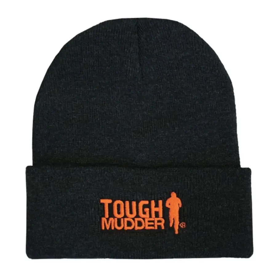 Roll Cuff Beanie with Direct Embroidery