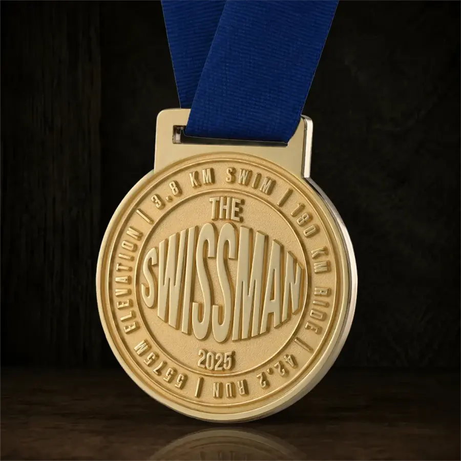 Shiny & Sandblast Medals - Sizes 1.5"-3"